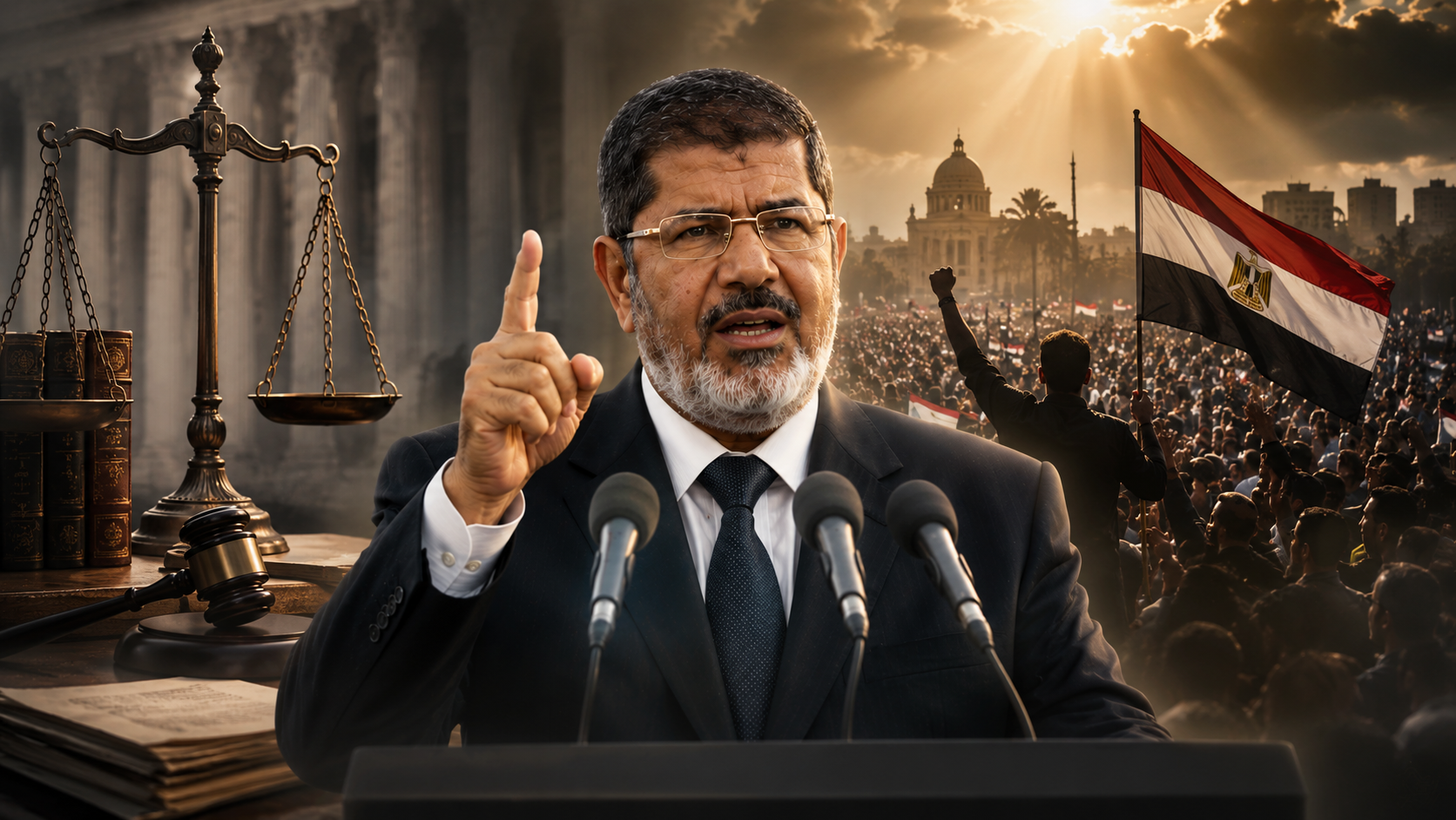 الرئيس مرسي: إقالة النائب العام جاءت استجابة لمطالب الثورة.
