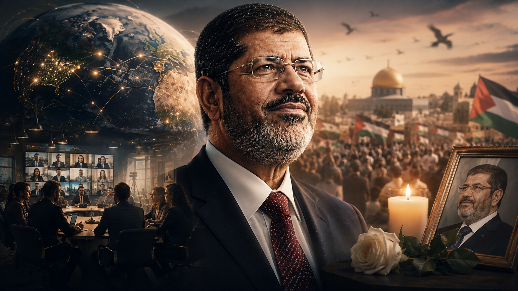 مؤسسة مرسي للديمقراطية تحيي الذكرى الثانية بحراك دولي متواصل وفاعل