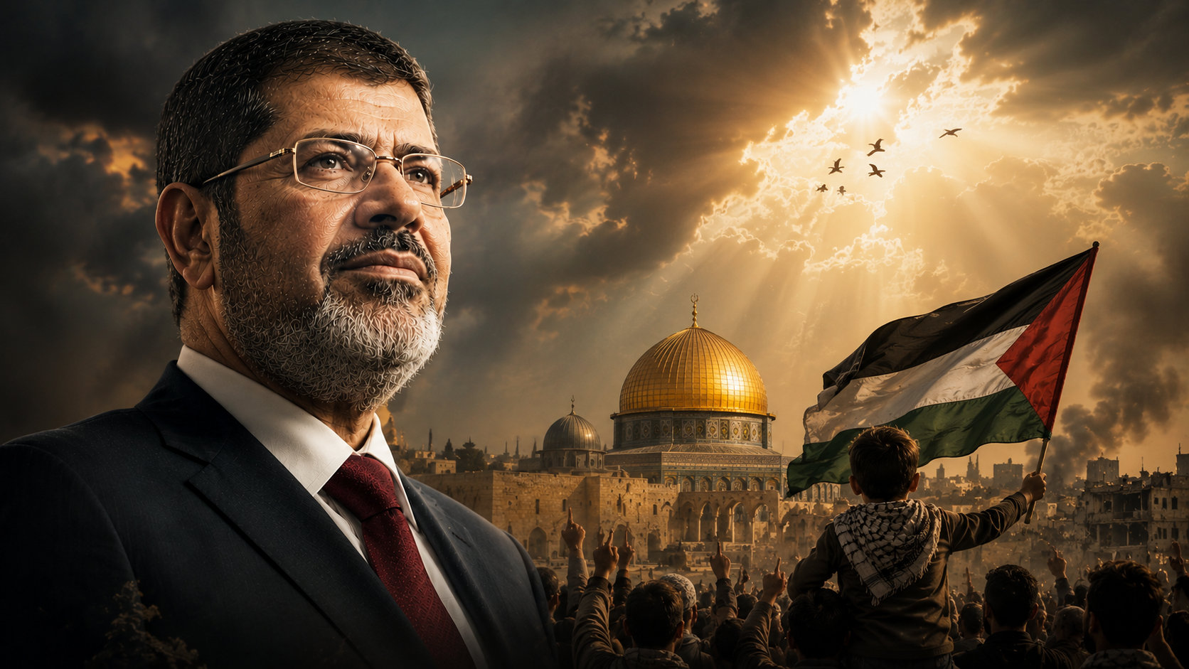 الرئيس مرسي : نفوسنا تتوق إلى بيت المقدس.