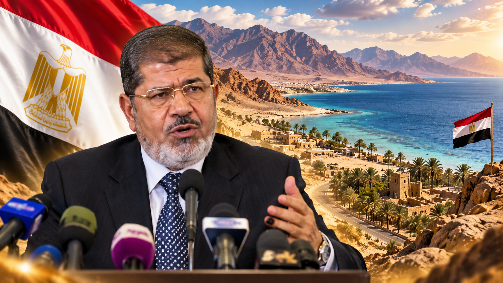 الرئيس مرسي يؤكد حق أبناء سيناء في التنمية الشاملة