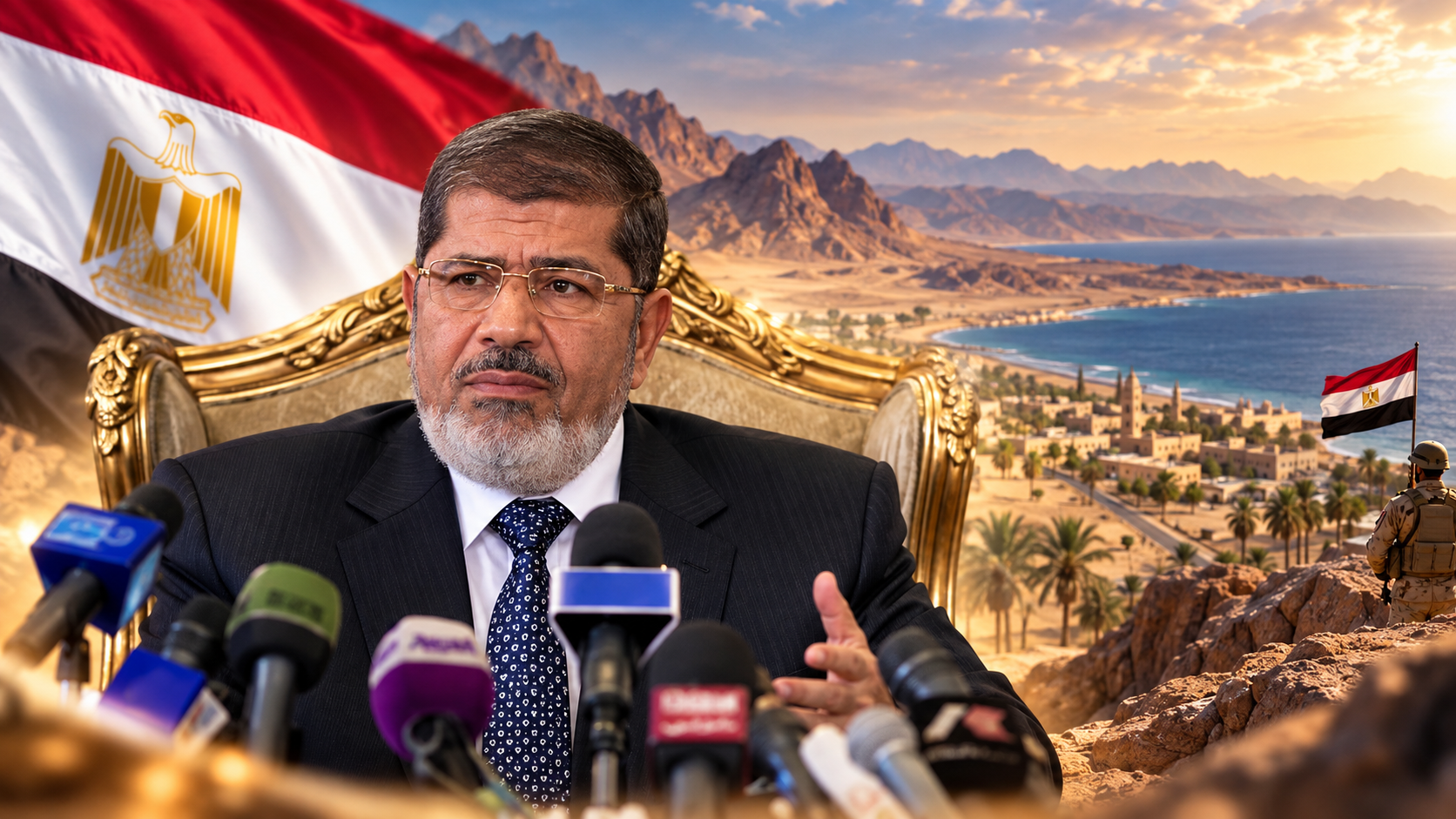 الرئيس مرسي يؤكد على حماية أهالي سيناء وأرضهم وحقوقهم