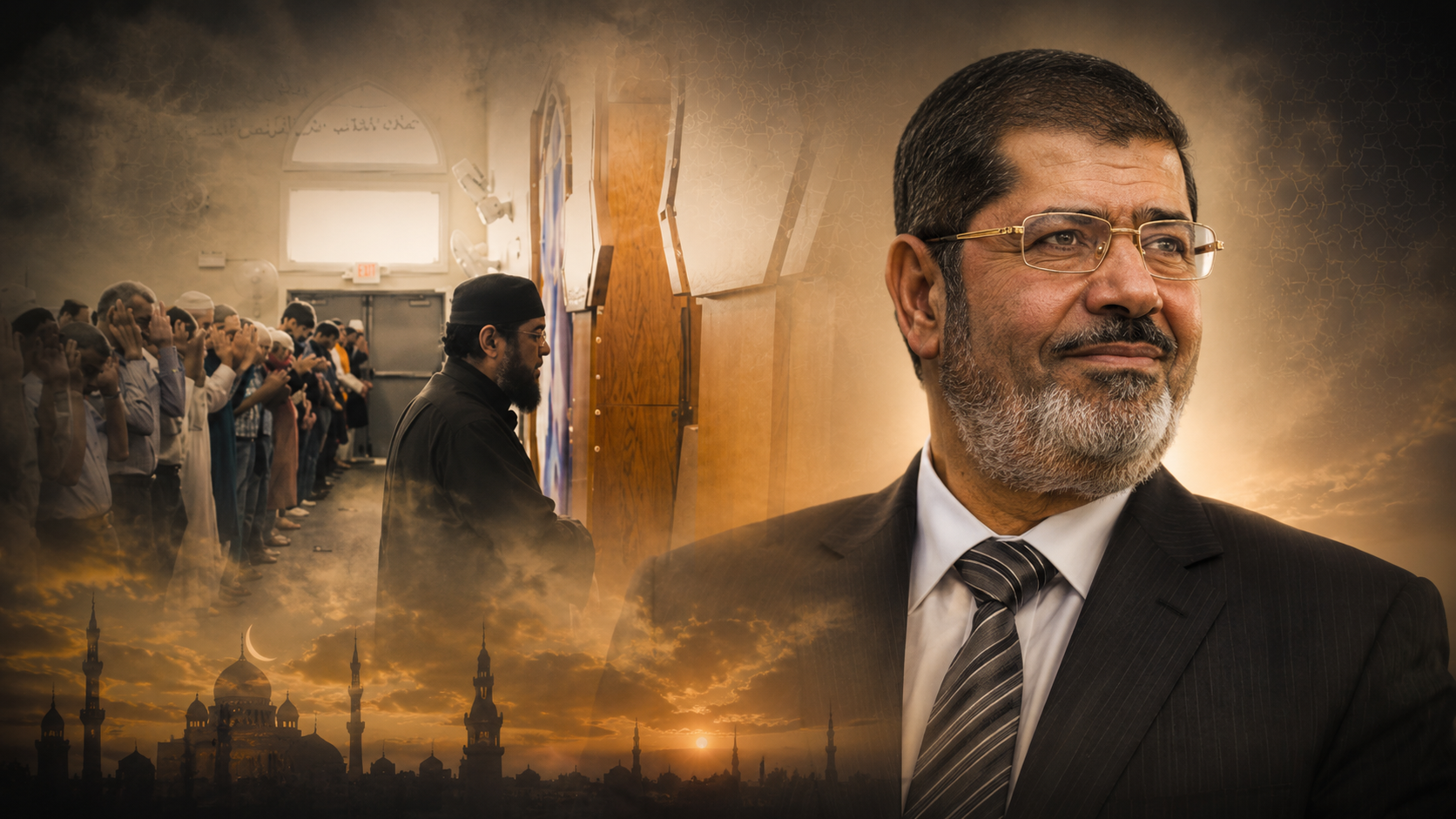 صلاة الغائب على الرئيس مرسي في مركز إسلامي بكندا
