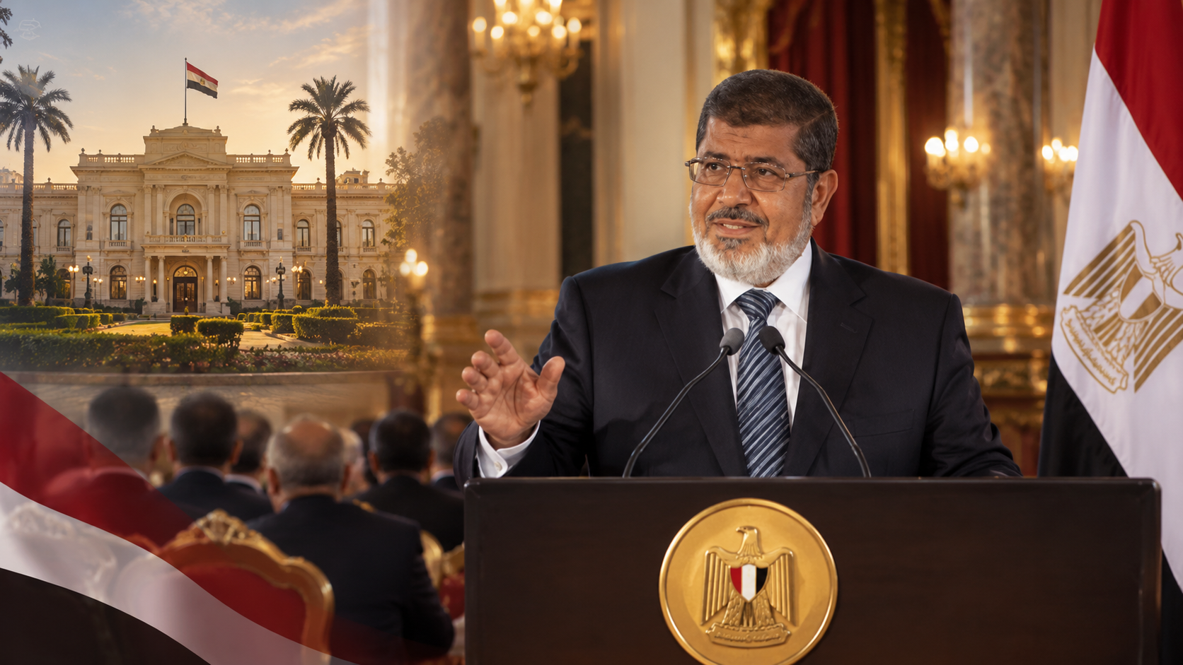 كلمة الرئيس مرسي في احتفالية عيد العمال بقصر القبة