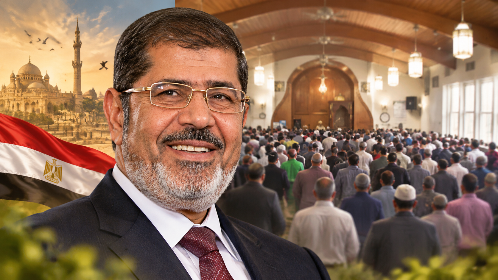 صلاة الغائب على الرئيس محمد مرسي في نيوجيرسي الأمريكية