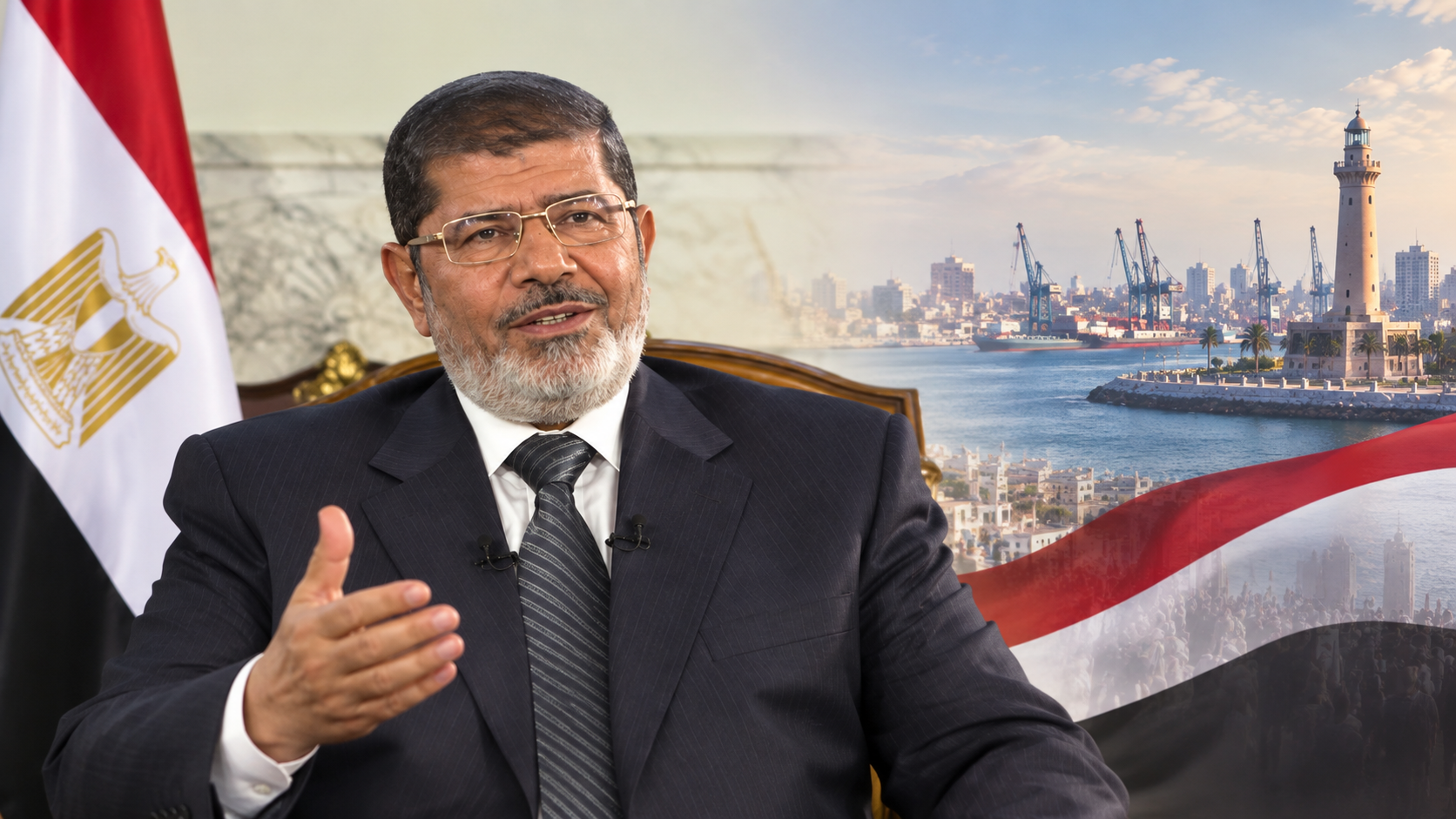 كلمة الرئيس محمد مرسي إلى أهالي بورسعيد