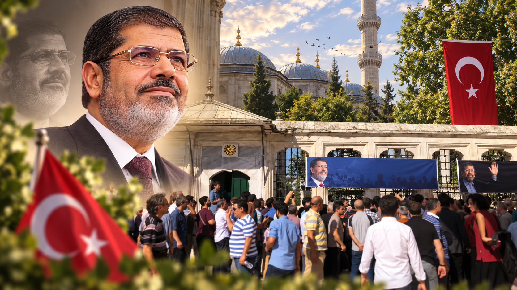 تقرير يرصد صلاة الغائب على الرئيس مرسي في مساجد تركيا