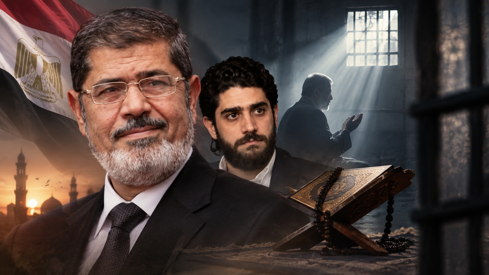 نجل الرئيس مرسي يروي تفاصيل مؤثرة عن والده قبل دفنه