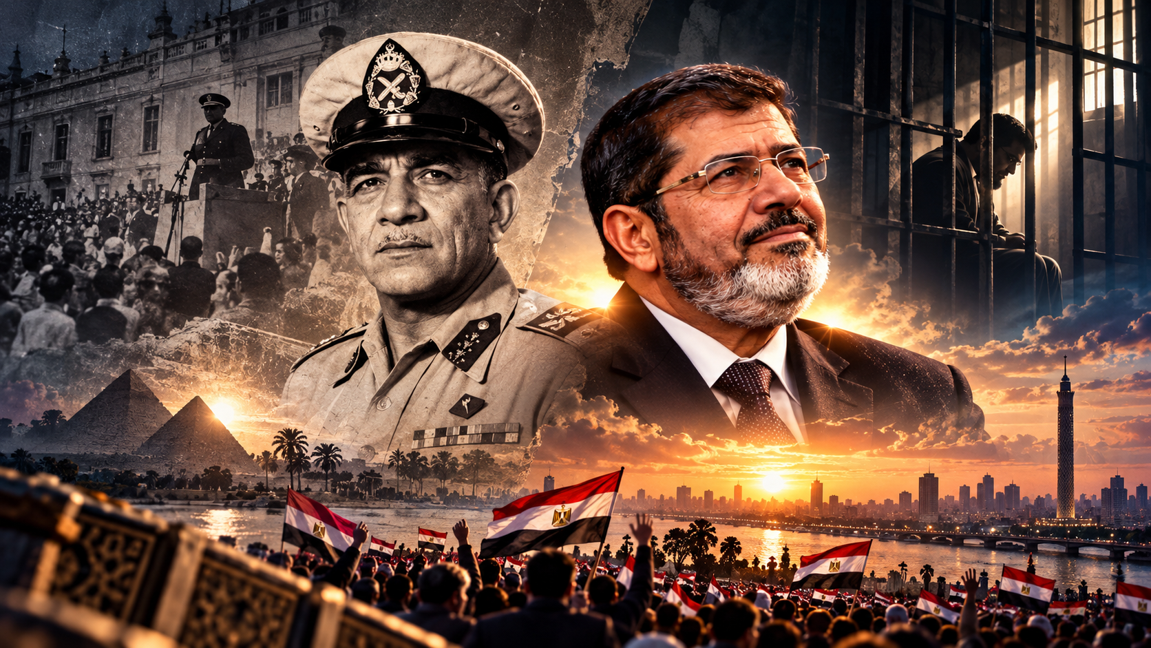 برنامج وسط البلد يستعرض وثائقي «مرسي ونجيب.. حكاية لم تنته بعد»